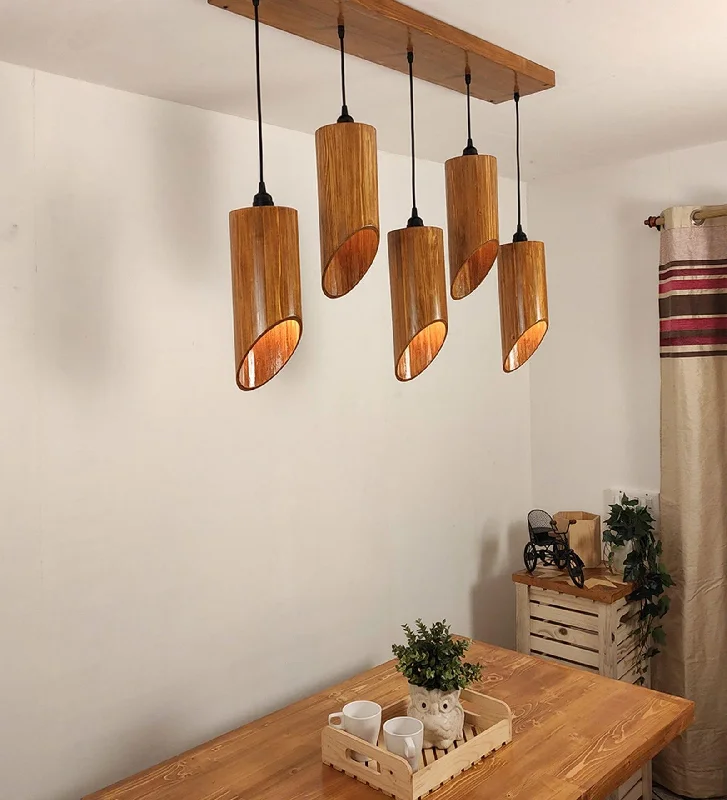 Cedar Brown 5 Series Hanging Lamp (BULB NOT INCLUDED)