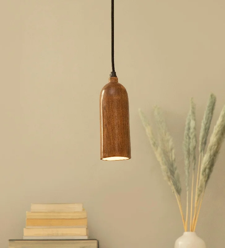 Cedar Teak Wood Pendant Light