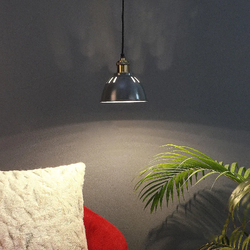 Darnar Grey Metal Hanging Light by SS Lightings