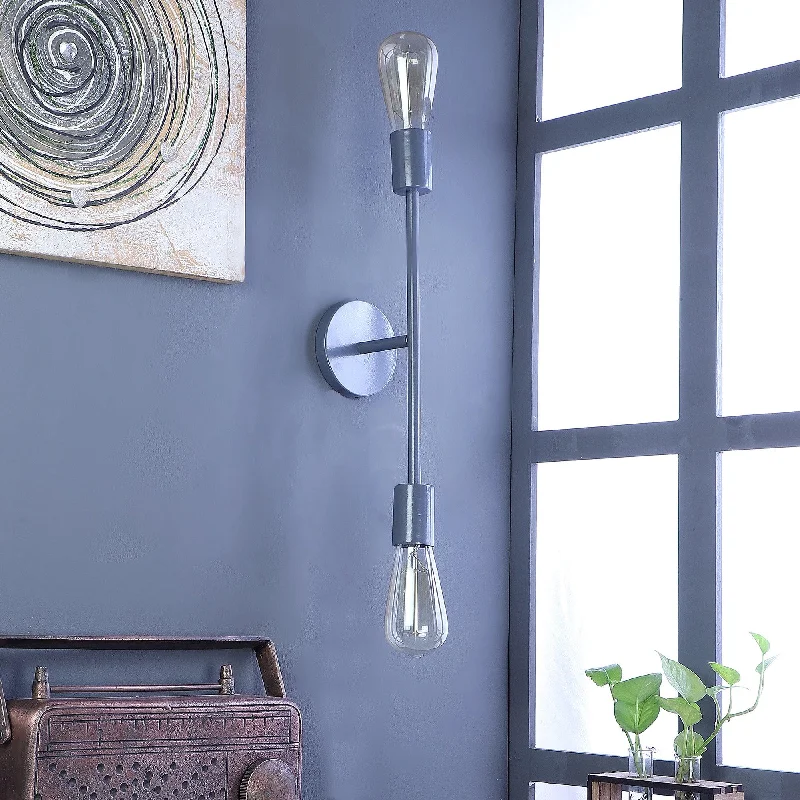 Filo Grey Metal Wall Light by SS Lightings