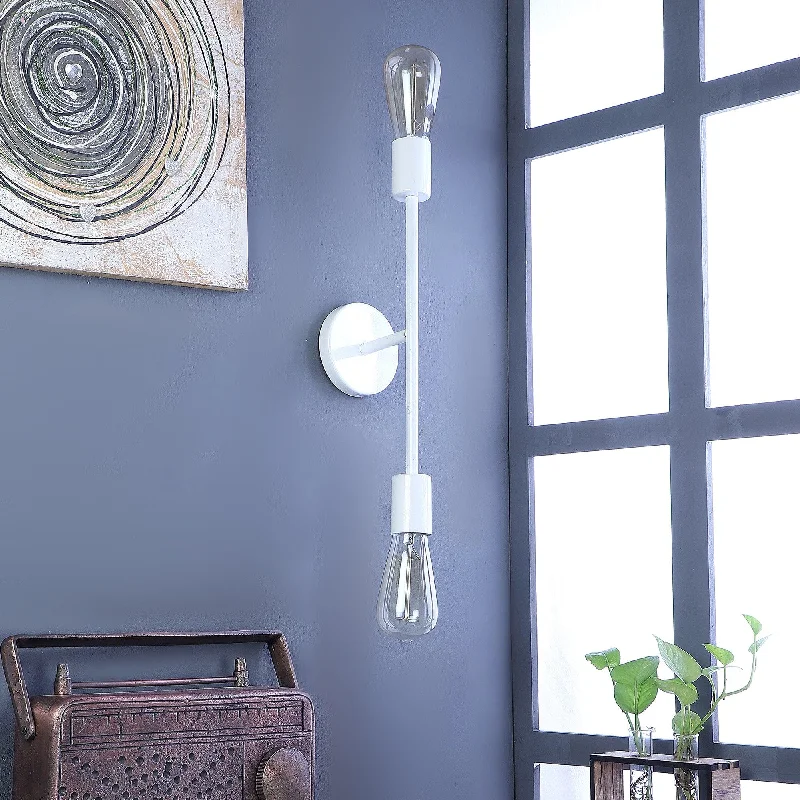 Filo White Metal Wall Light by SS Lightings