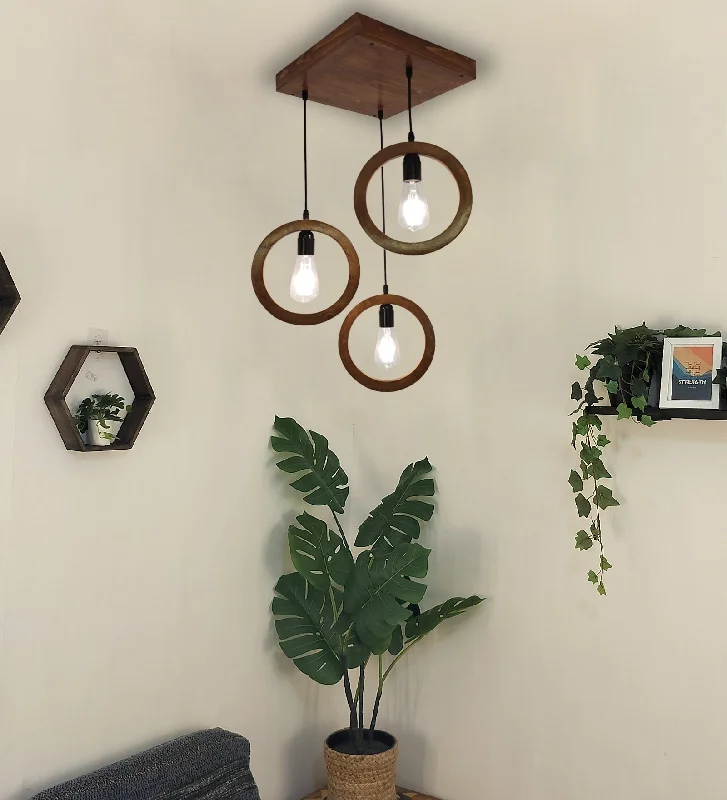 Halo Brown Cluster Hanging Lamp (BULB NOT INCLUDED)