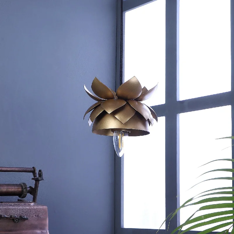 Hang Gold Metal Hanging Light by SS Lightings