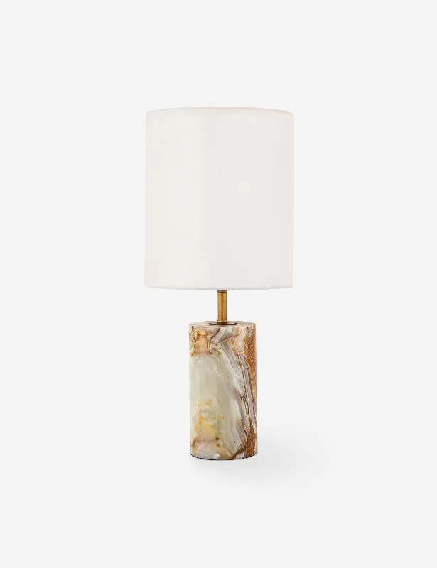 Jade and Brass Mini Table Lamp by Regina Andrew