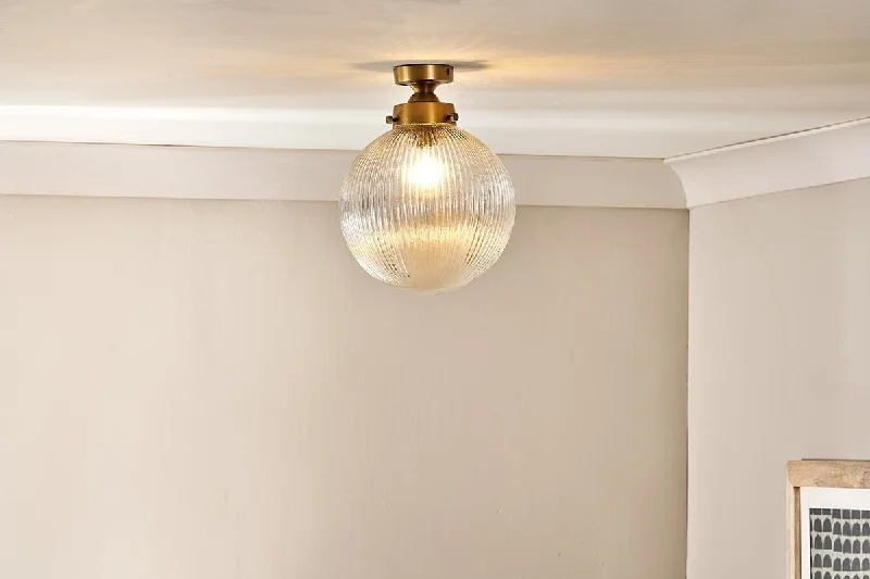 Konnie Bathroom Ceiling Light - Clear