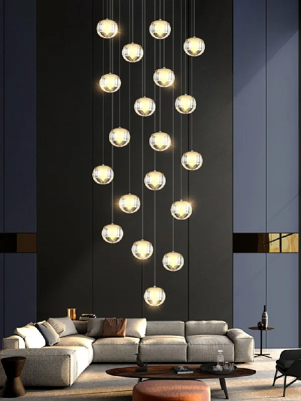 Crystal Ball Staircase Chandelier: Enhancing Your Space