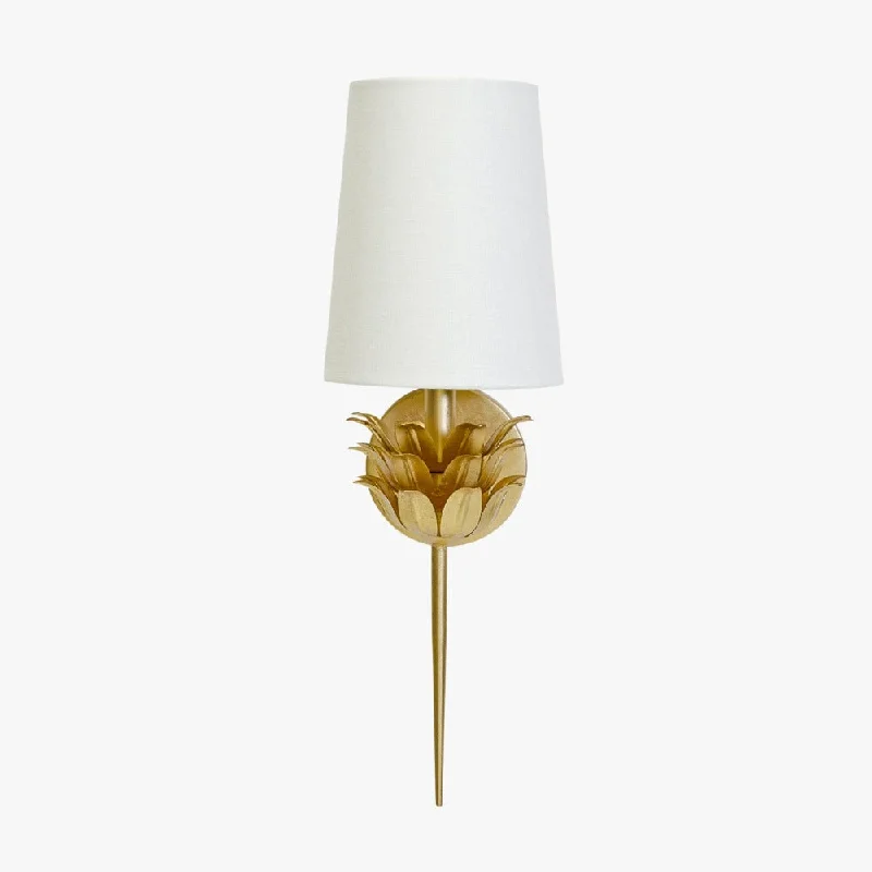 Darcy Leaf Motif Sconce