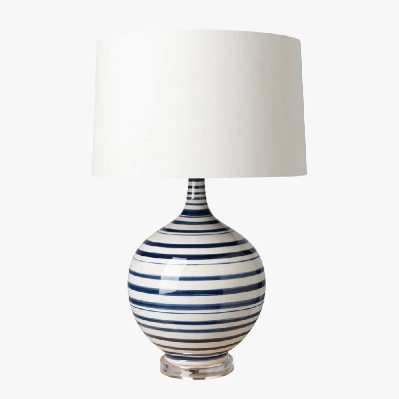 Tilos Blue Stripe Lamp