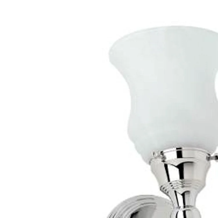 Sconce Chelsea 1 Lamp Polished Chrome Glass or Shade Satin Opal UL Listed A-19 100 Watt