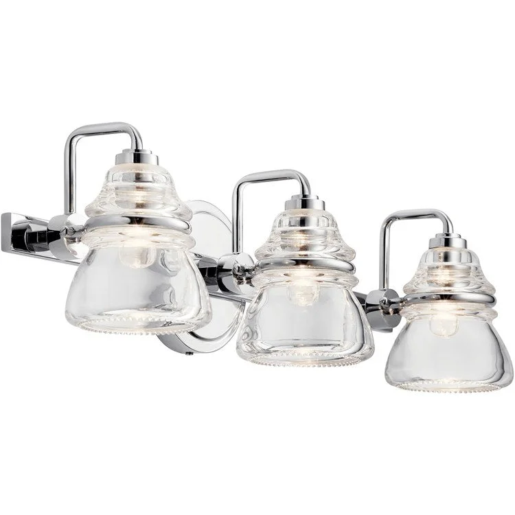 Vanity Light Talland 3 Lamp Chrome Steel