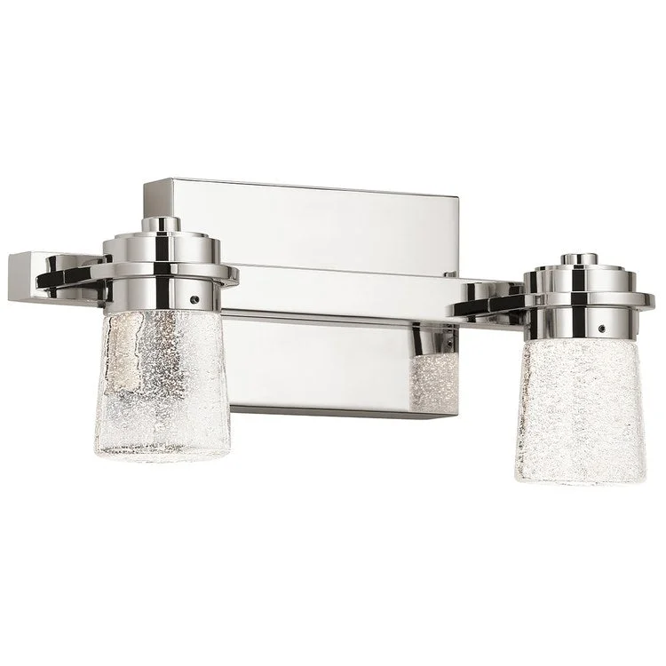 Vanity Light Vada 2 Lamp Polished Nickel Steel