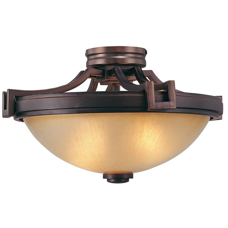 Underscore Two-Light Semi-Flush Mount Ceiling Fixture