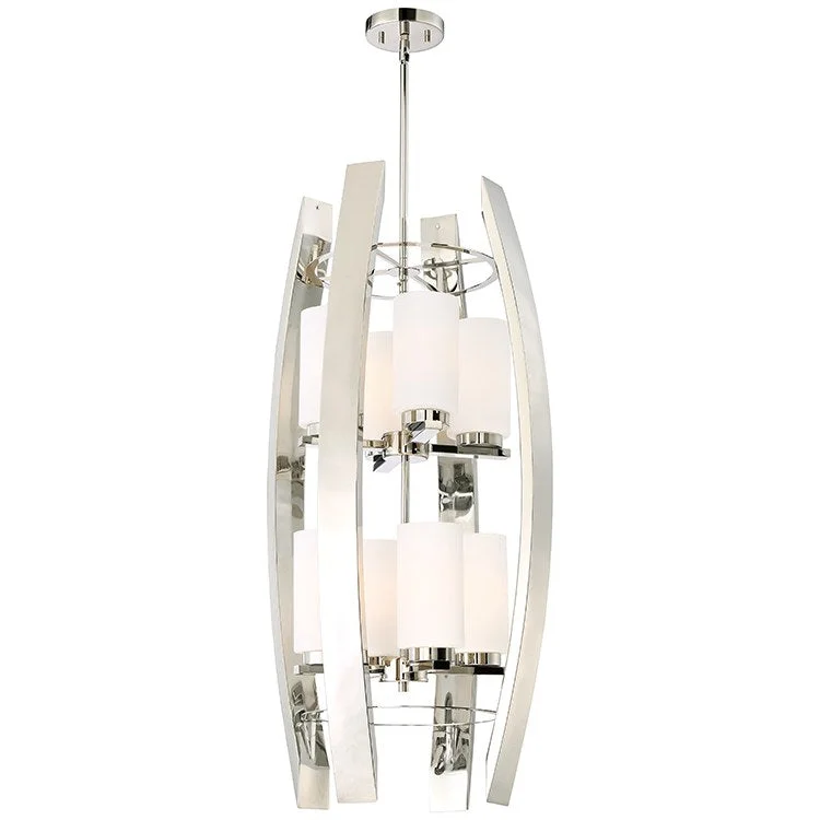 Glimrende Eight-Light Chandelier