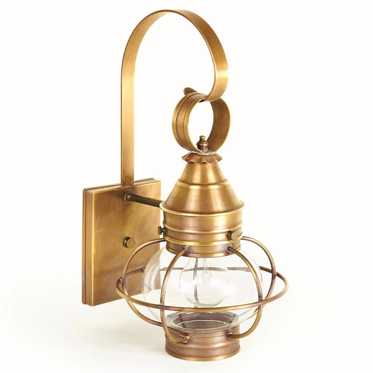 Caged Onion Single-Light Small Outdoor Wall Lantern