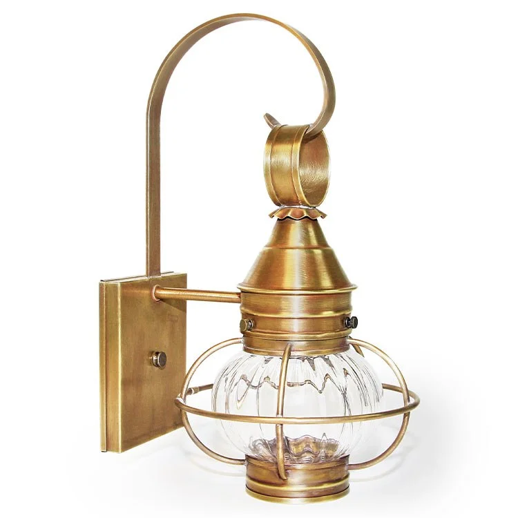 Caged Onion Single-Light Small Outdoor Wall Lantern