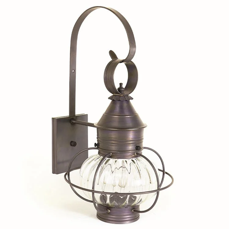 Caged Onion Single-Light Large Outdoor Wall Lantern