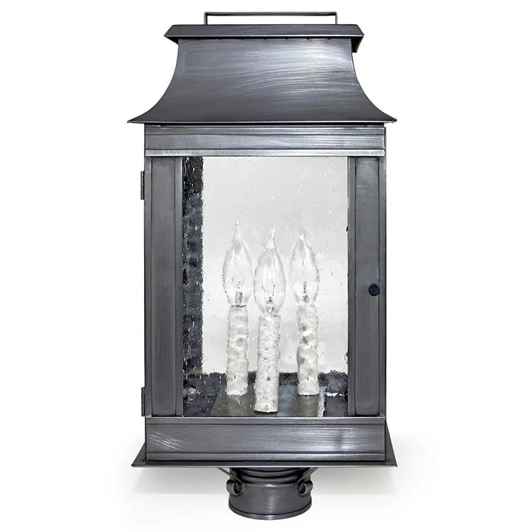 Concord Three-Light Outdoor Pagoda Post Lantern