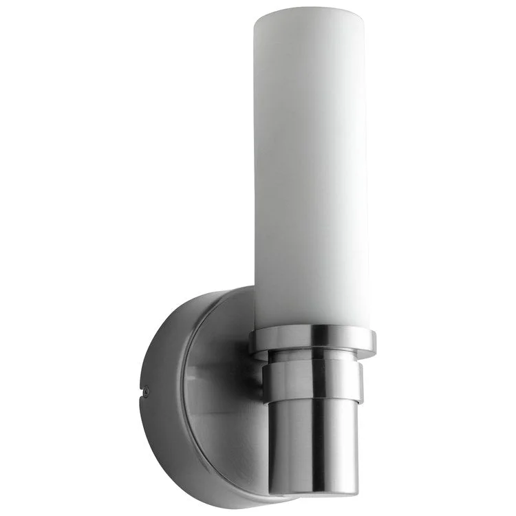 Pebble Single-Light Wall Sconce - Satin Nickel