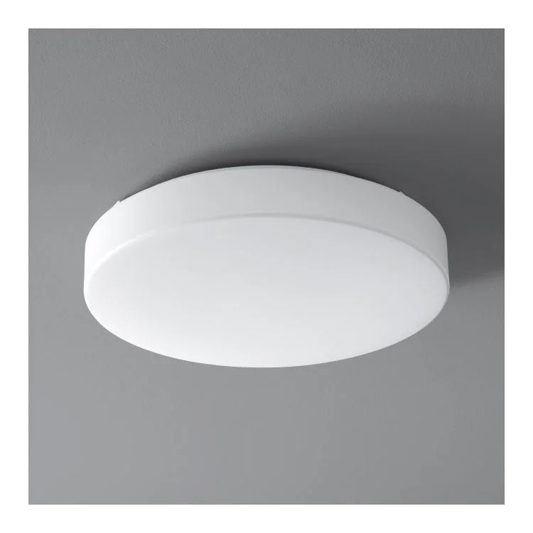 Rhythm Two-Light 14" Flush Mount Ceiling Fixture - White