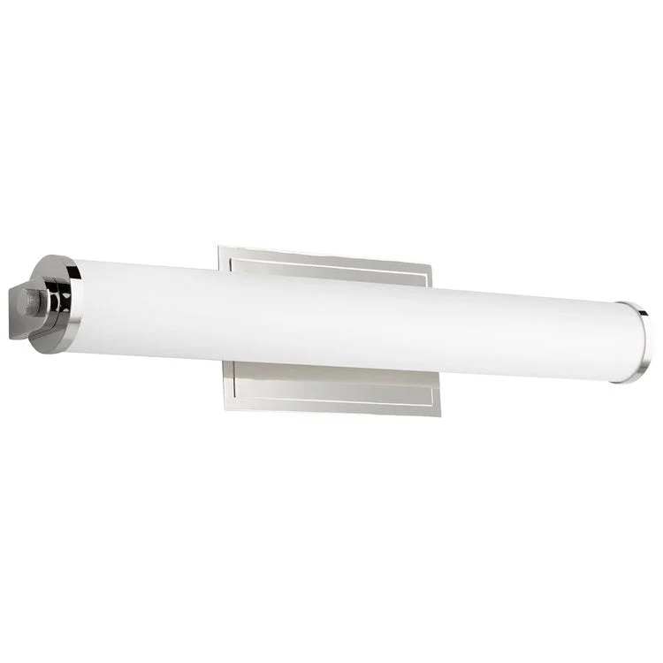 Tempus Single-Light 19" LED Bathroom Vanity Fixture - Polished Nickel