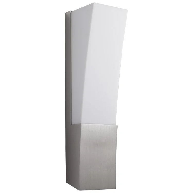 Crescent Single-Light Wall Sconce - Satin Nickel