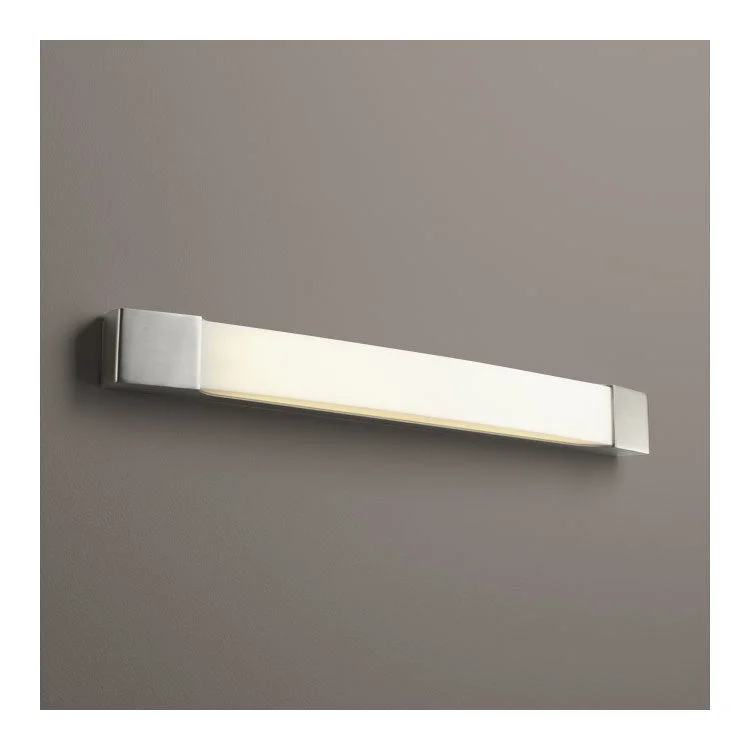 Apollo Two-Light 32" Bathroom Vanity Fixture - Satin Nickel