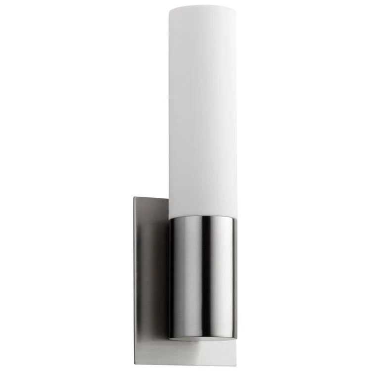 Magneta Single-Light LED Wall Sconce with Acrylic Shade - Satin Nickel