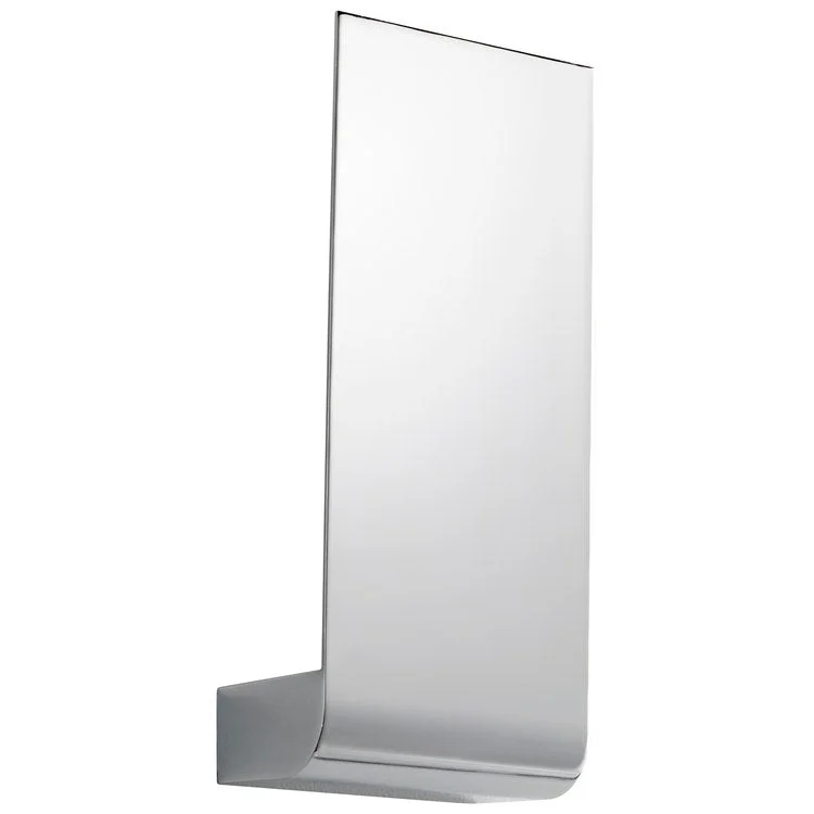 Halo Single-Light Small Wall Sconce - Polished Chrome