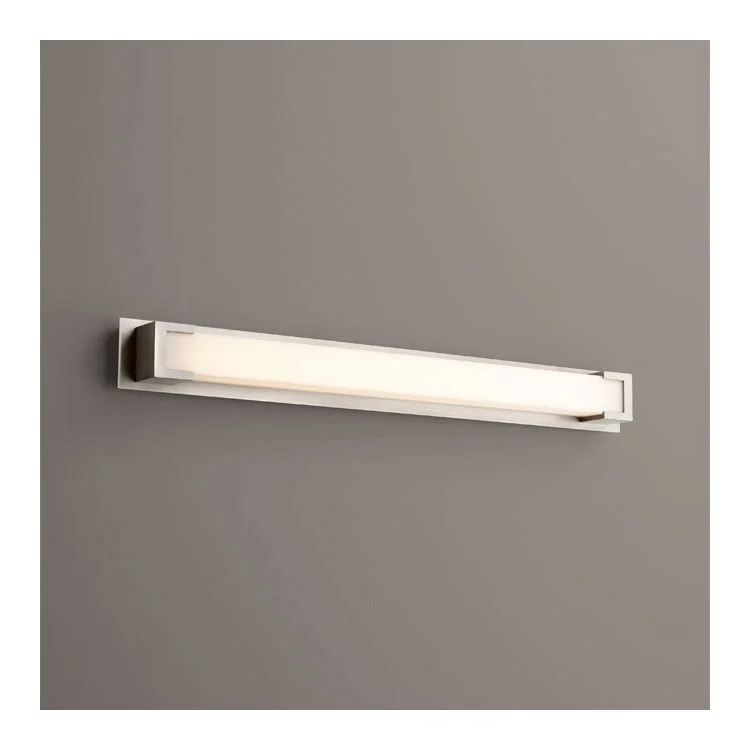 Orion Single-Light LED 27" Bathroom Vanity Fixture - Satin Nickel