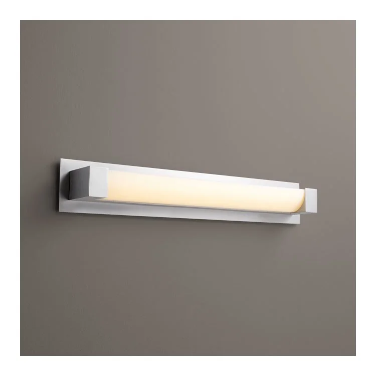 Balance Single-Light 29" Bathroom Vanity Fixture - Satin Nickel