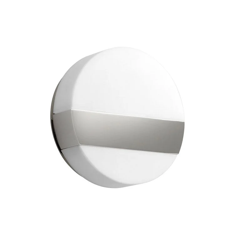 Aurora Single-Light 6" Wall Sconce - Polished Nickel