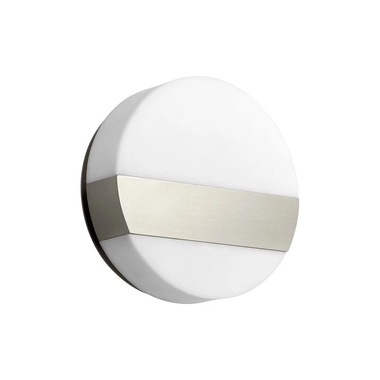 Aurora Single-Light 6" Wall Sconce - Satin Nickel