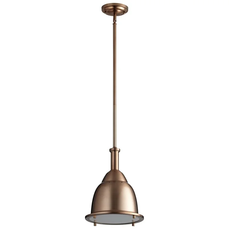 Ruvo Single-Light 24-Watt LED Pendant - Satin Copper