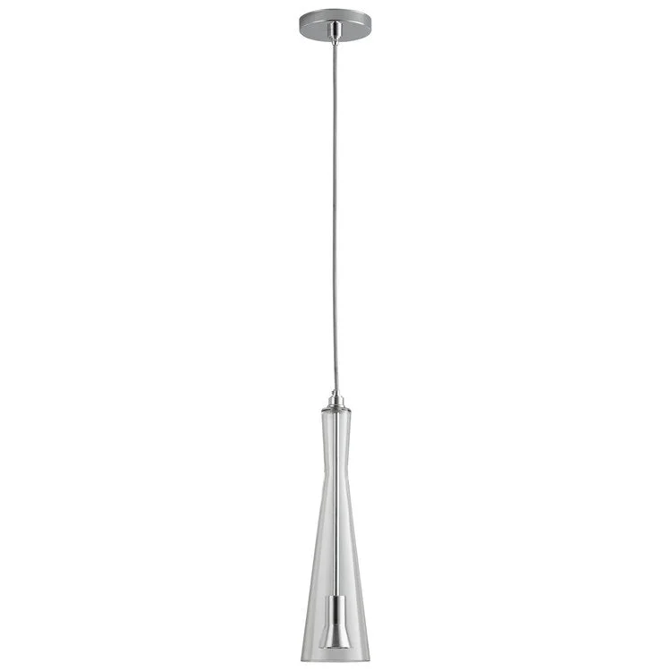 Cornet Single-Light Mini Pendant - Clear Glass