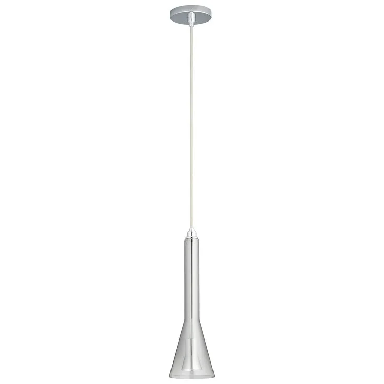 Liberty Single-Light LED Mini Pendant with Smoke Ombre Glass Shade