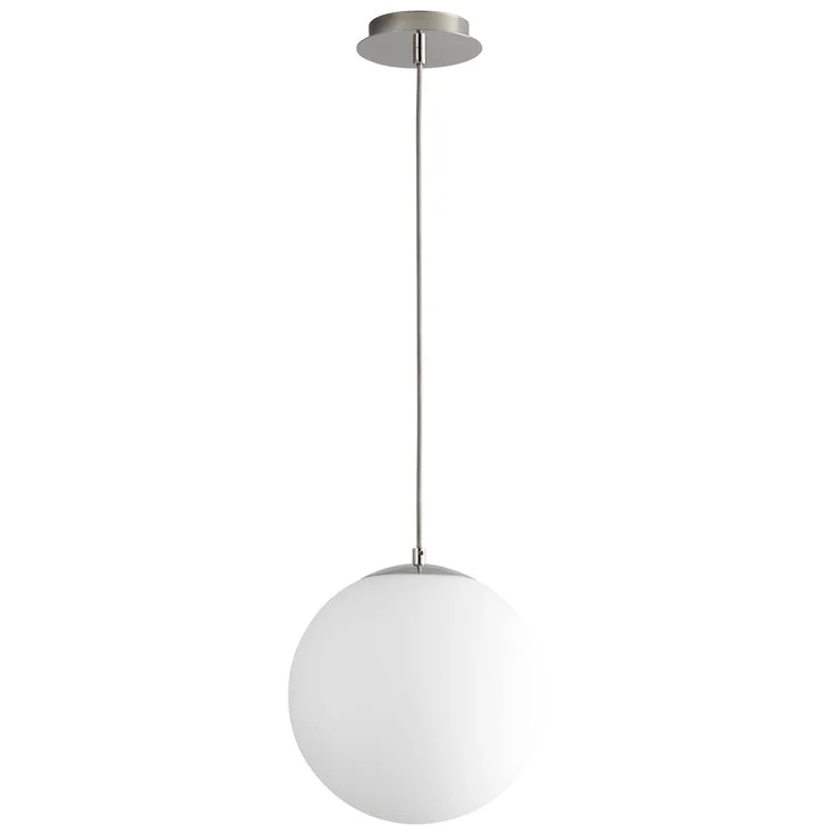 Luna Single-Light 12" Globe Pendant - Polished Chrome