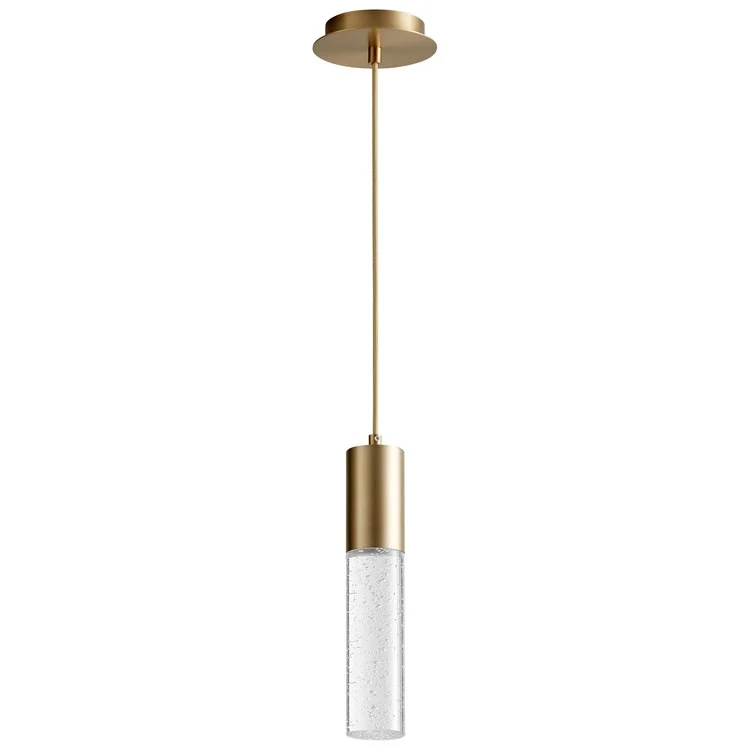 Spirit Single-Light 13" LED Mini Pendant - Aged Brass