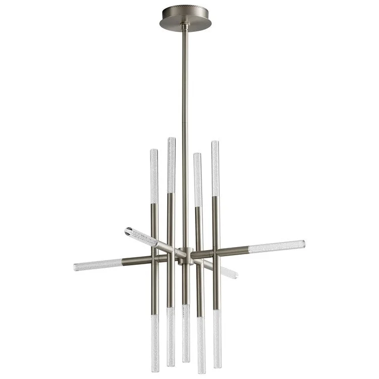 Moxy Thirteen-Light LED Chandelier - Satin Nickel