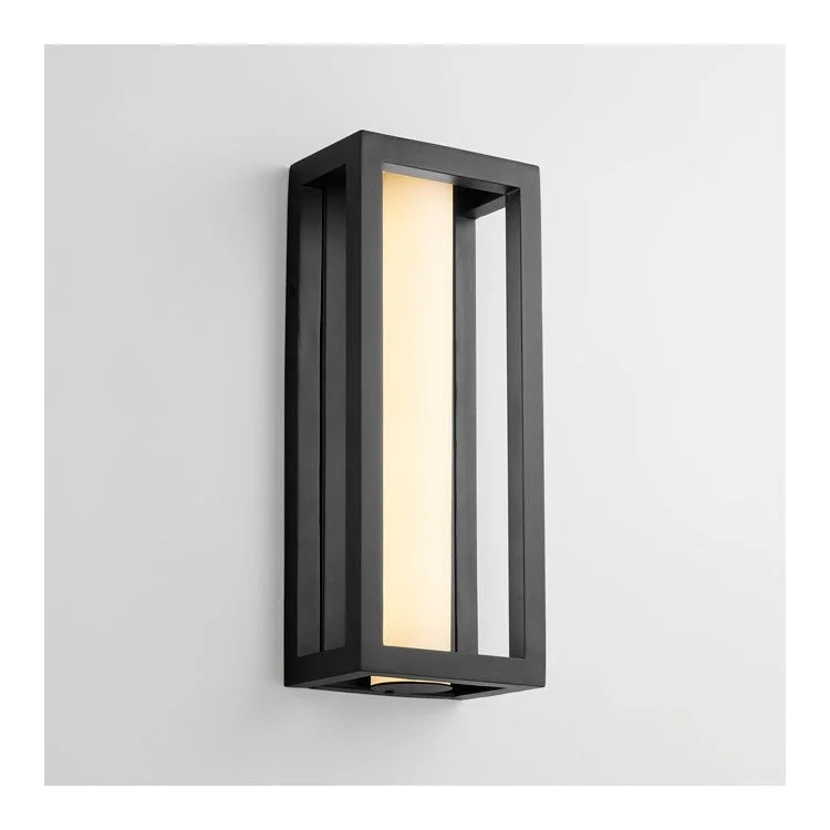 Aperto Single-Light Medium Outdoor Wall Sconce - Black