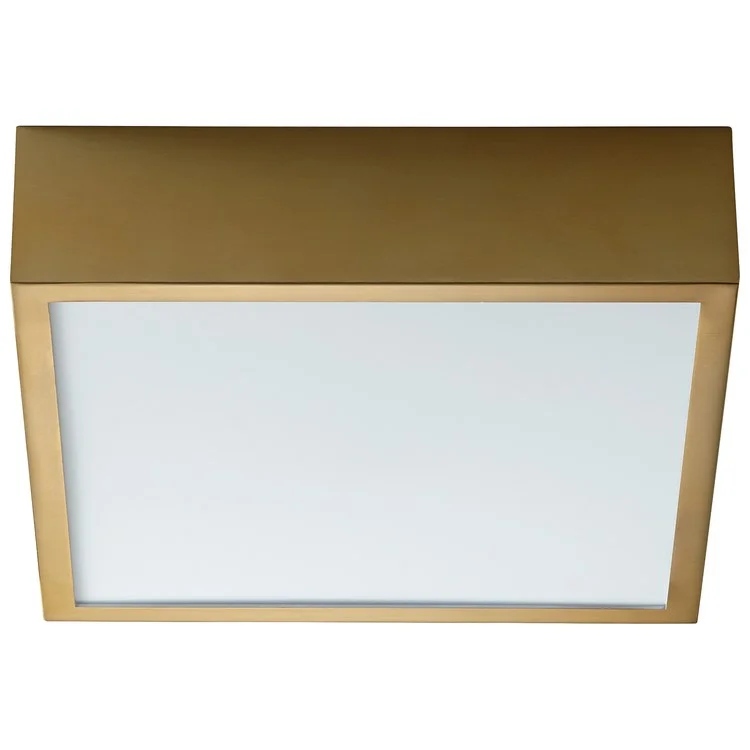 Pyxis Single-Light LED Large Flush Mount Ceiling Fixture/Wall Sconce - Aged Brass