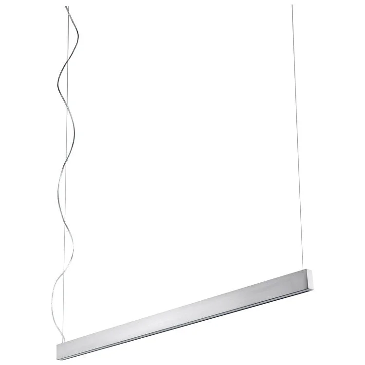 Zepp Two-Light 50" LED Linear Pendant - Satin Nickel