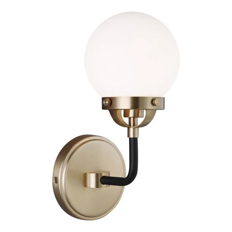 Sconce Cafe One Sea Gull Light Wall 1 Lamp Satin Brass 60 Watts 8 x 7-3/4 x 14-1/5 Inch