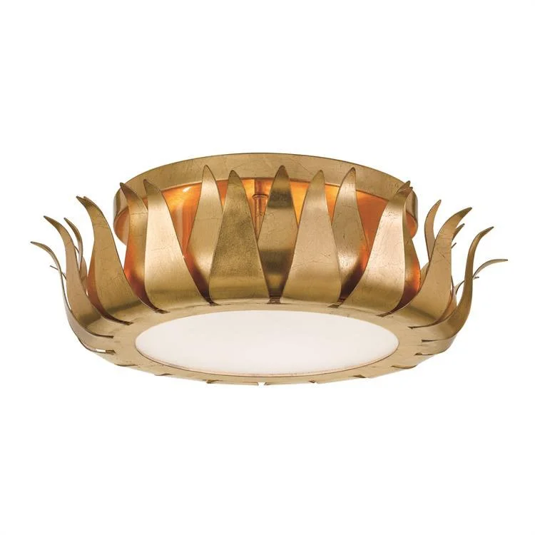 Broche Three-Light Flush Mount Ceiling Fixture