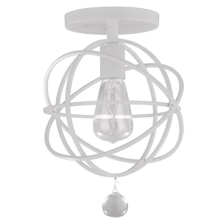 Solaris Single-Light Flush Mount Ceiling Fixture