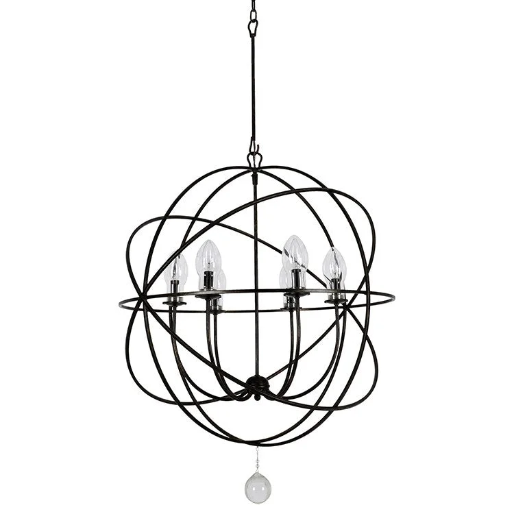 Solaris Six-Light Outdoor Chandelier