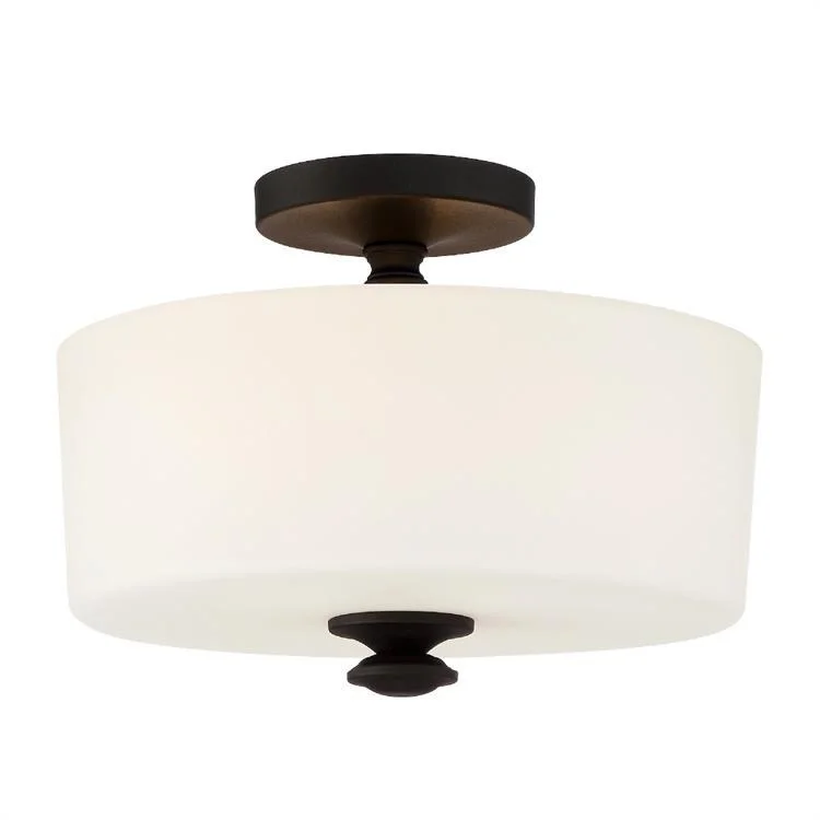 Travis Two-Light Flush Mount Ceiling Fixture