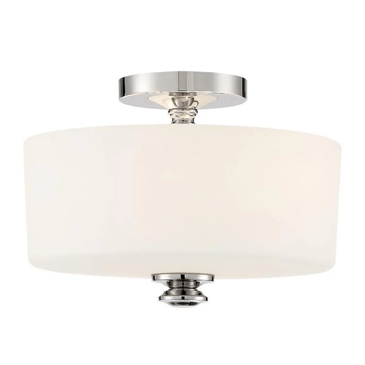 Travis Two-Light Flush Mount Ceiling Fixture