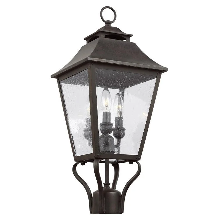 Galena Three-Light Post/Pier Lantern