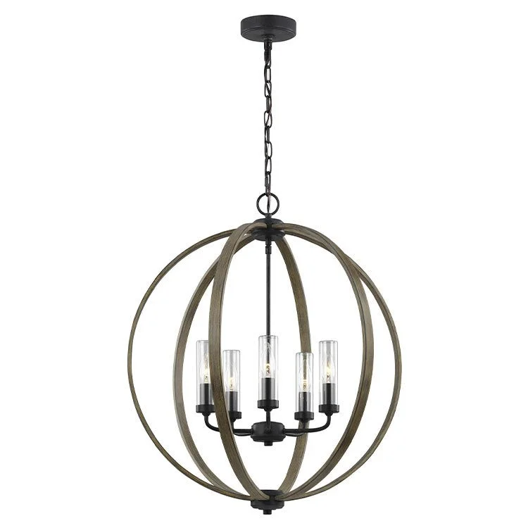 Allier Five-Light Outdoor Chandelier