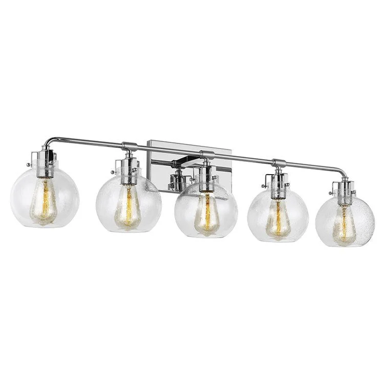 Clara Five-Light Bathroom Vanity Fixture